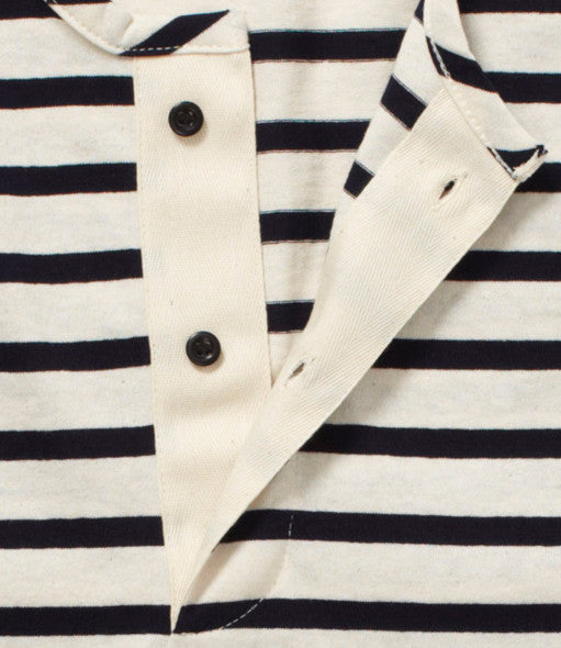 Striped Henley Tank Top